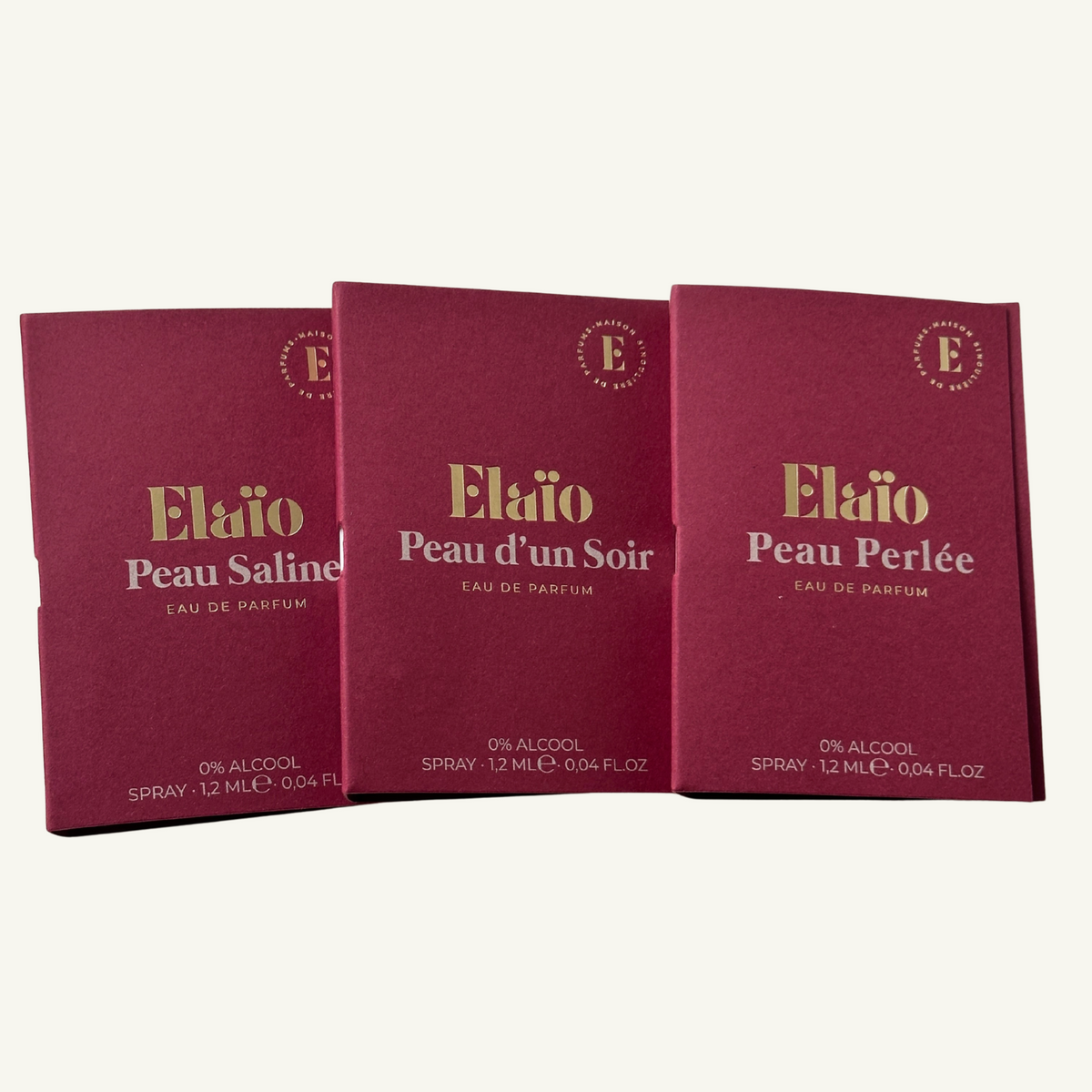Trio d’Échantillons - Eau de Parfum · 0% Alcool
