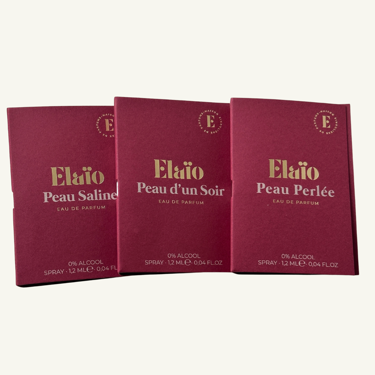 Trio d’Échantillons - Eau de Parfum · 0% Alcool